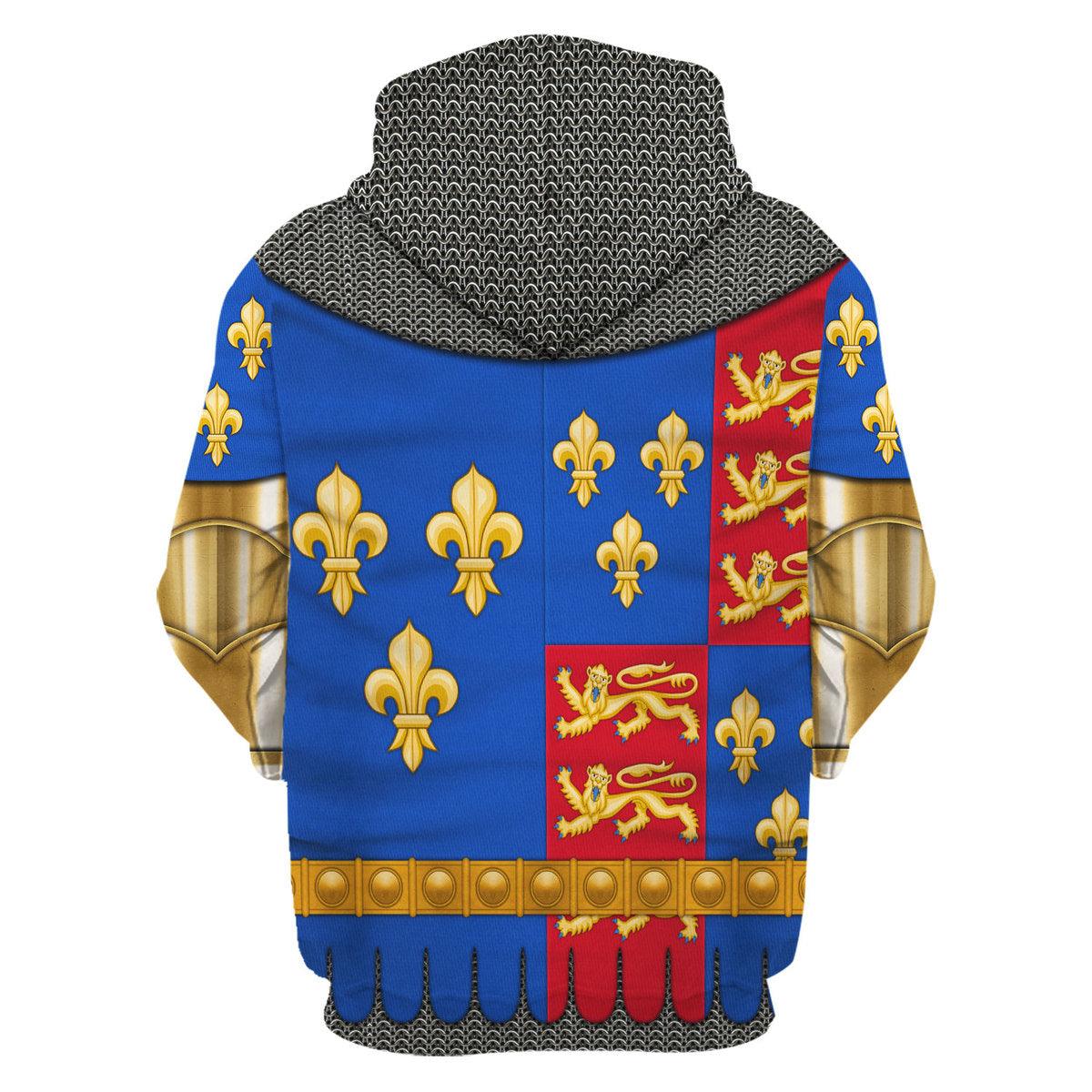 Gearhomie Henry VI Of England Amour Knights Costume Hoodie Sweatshirt T-Shirt Tracksuit - Gearhomie.com