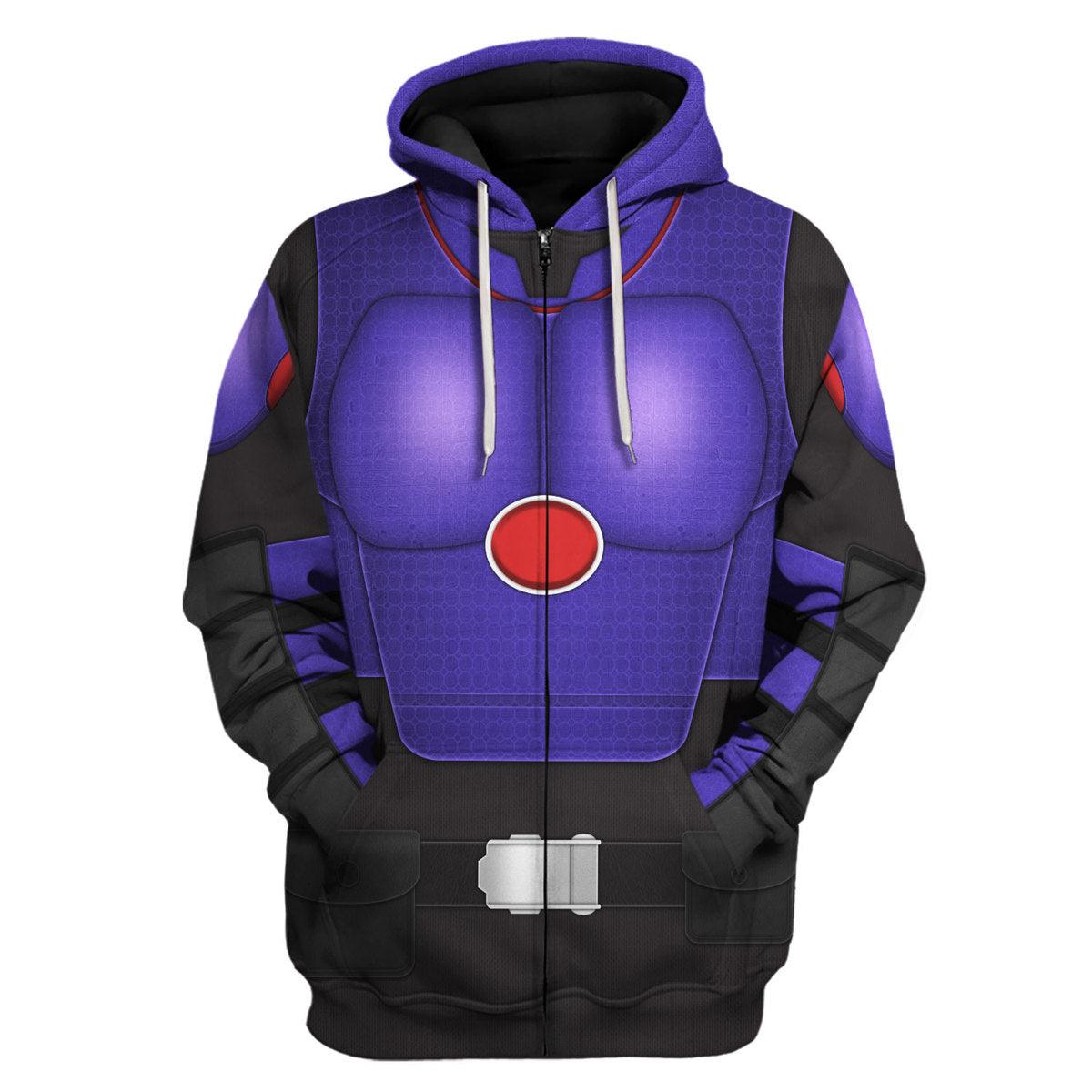 Gearhomie Hiro's Super Armor Cosplay Costume Hoodie Sweatshirt T-Shirt Sweatpants - Gearhomie.com