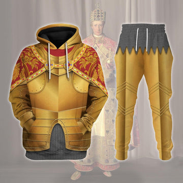 YMskins Otto Costume Holy Roman Emperor Hoodie Sweatshirt T-Shirt Tracksuit Historical American-Inspired Apparel
