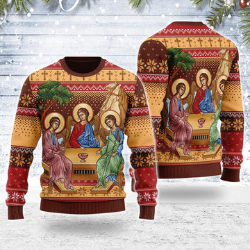 Gearhomie Holy Trinity Christmas Sweater - Gearhomie.com