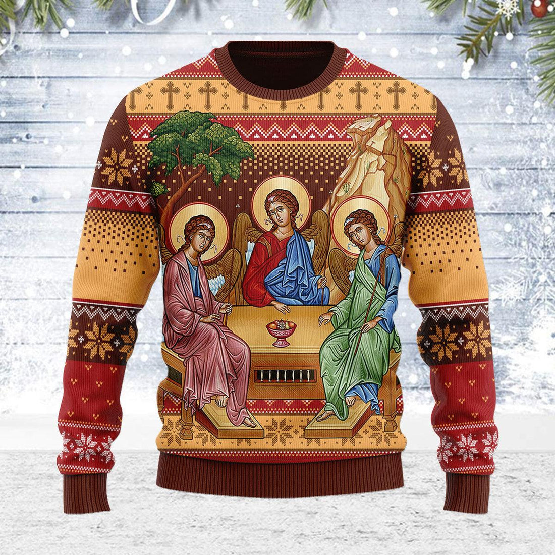 Gearhomie Holy Trinity Christmas Sweater - Gearhomie.com