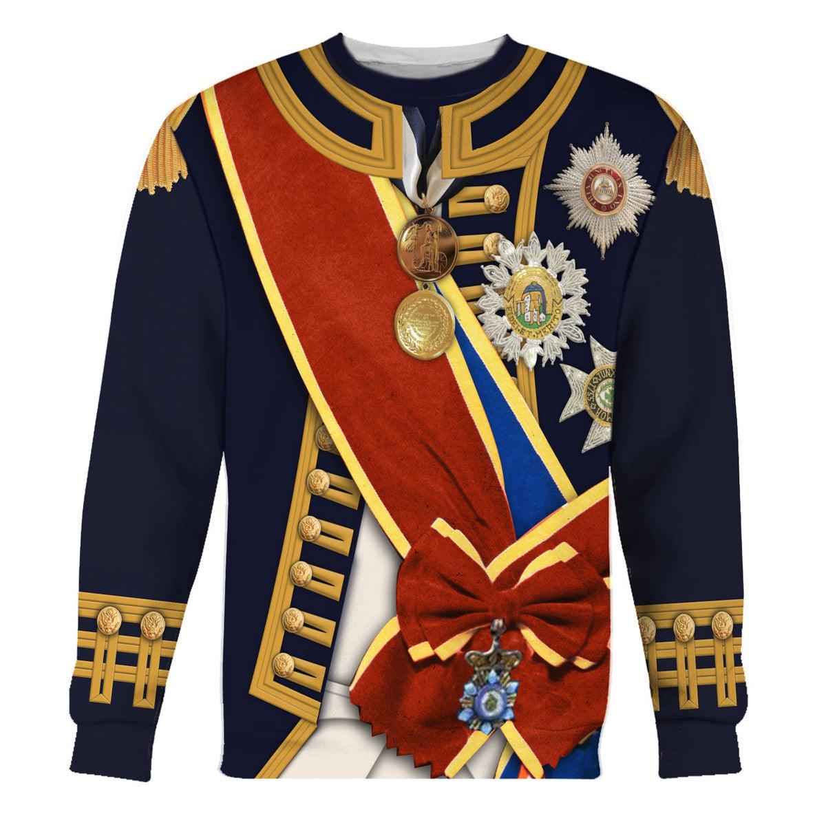 Gearhomie Horatio Nelson 1st Viscount Nelson Navy Sailor Costume Hoodie Sweatshirt T-Shirt Tracksuit - Gearhomie.com