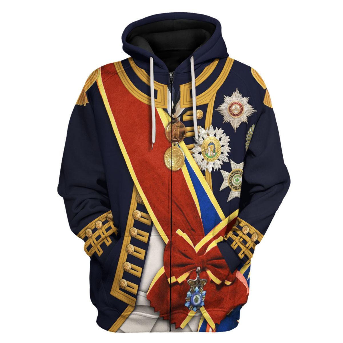 Gearhomie Horatio Nelson 1st Viscount Nelson Navy Sailor Costume Hoodie Sweatshirt T-Shirt Tracksuit - Gearhomie.com