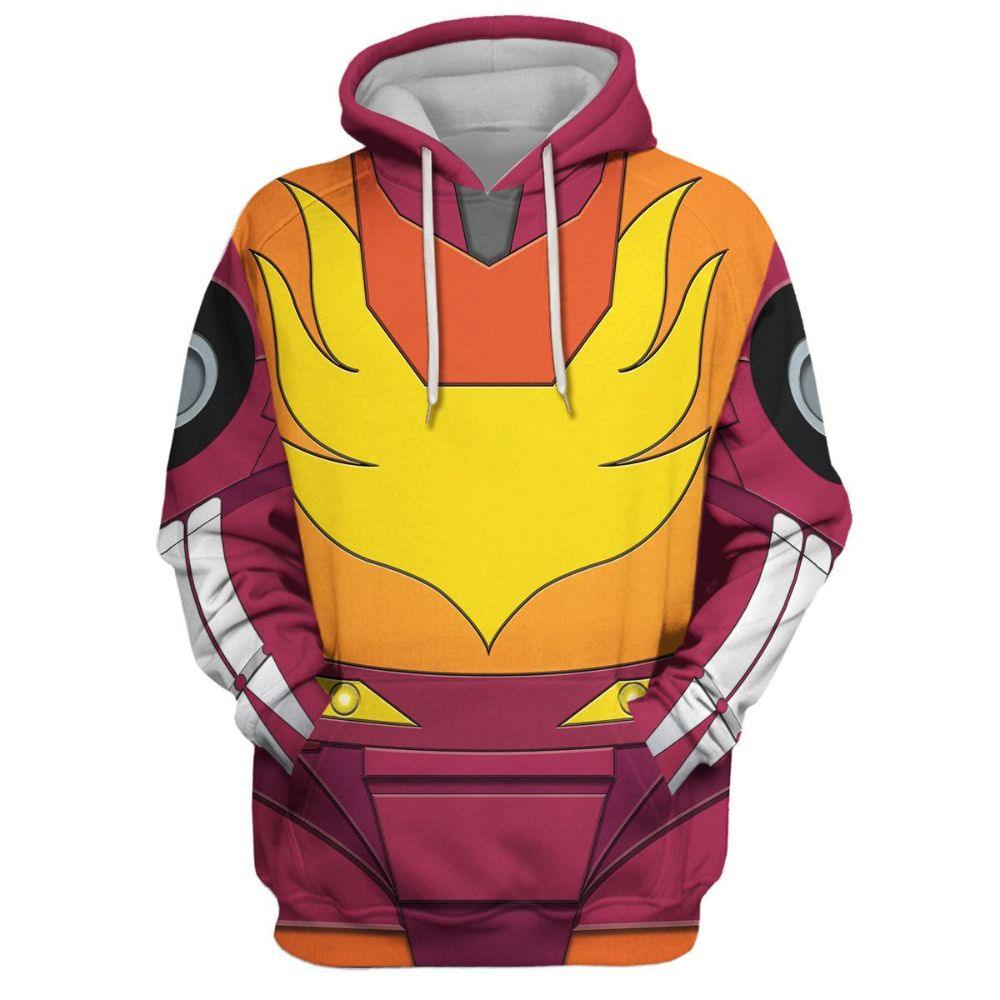 Gearhomie Hot Rodimus Costume Cosplay Hoodie Tracksuit - DucG