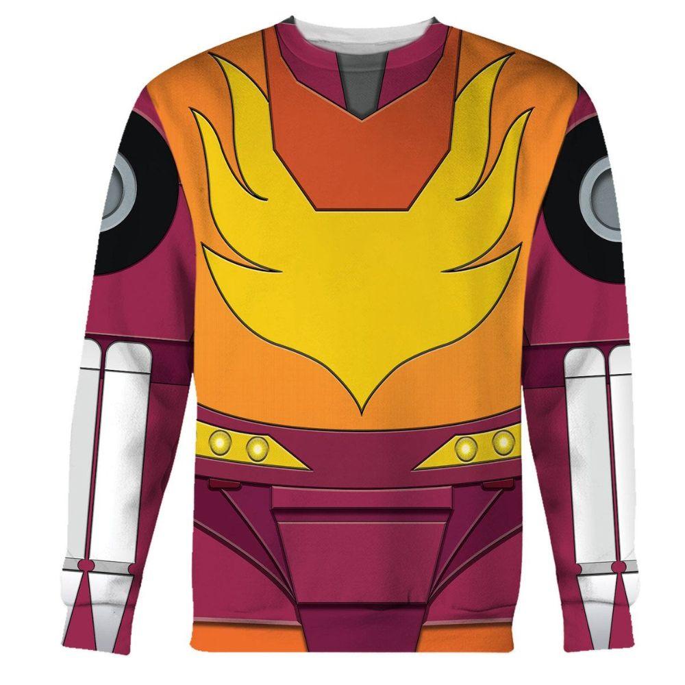 Gearhomie Hot Rodimus Costume Cosplay Hoodie Tracksuit - DucG