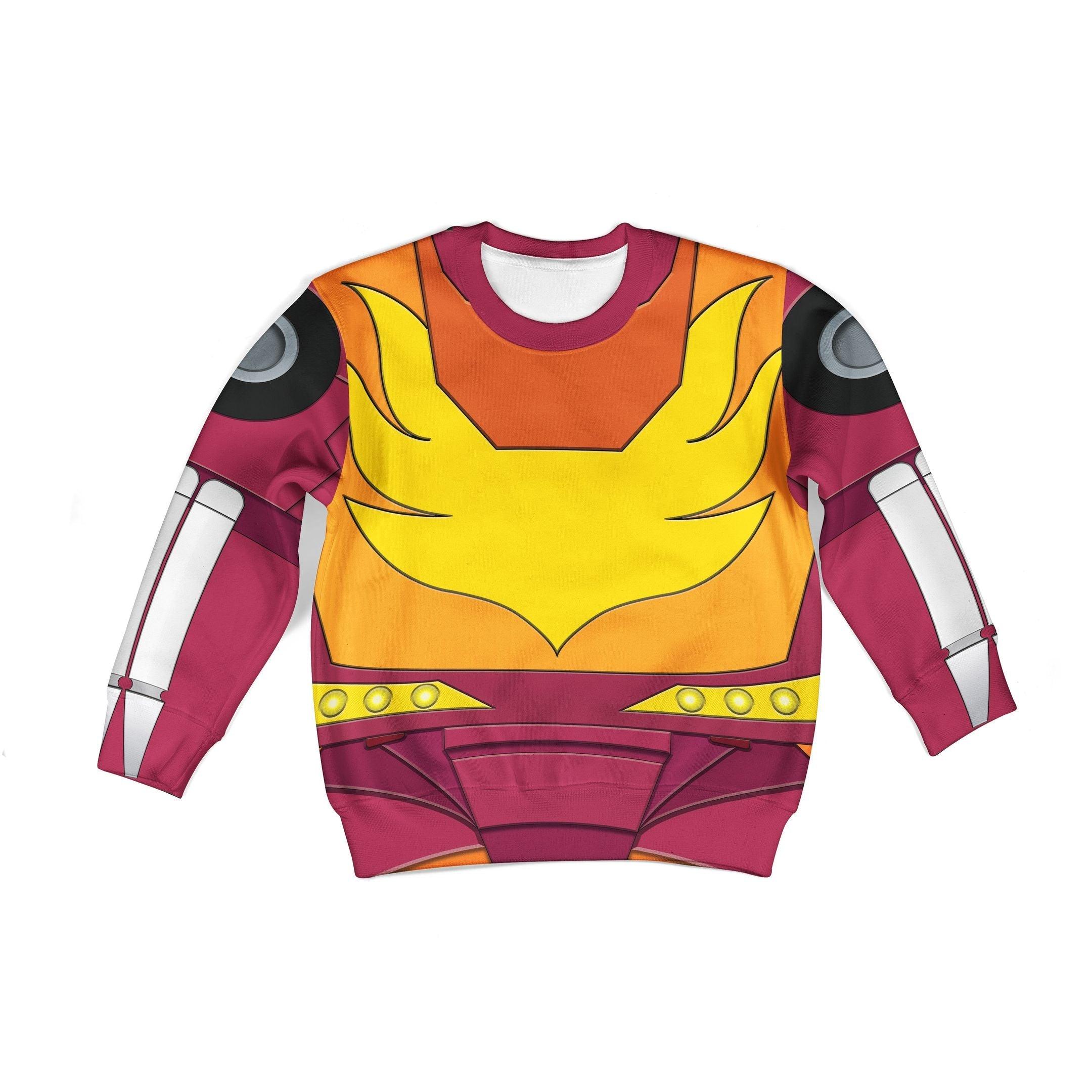  CustomsPig Hot Rodimus Kid Costume Cosplay Hoodie Sweatshirt T-Shirt -  CustomsPig.com