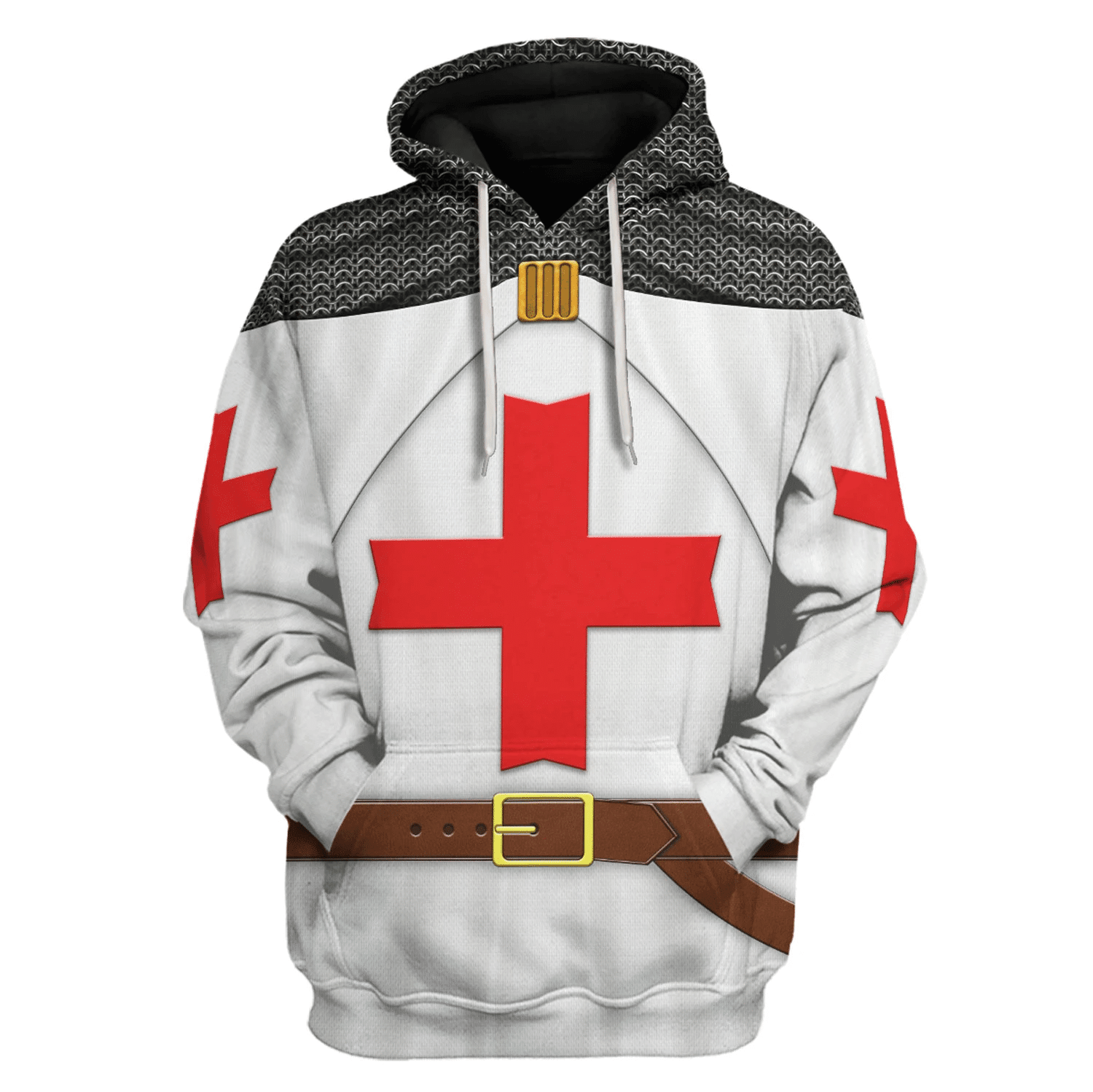Gearhomie Hugues de Payens Costume Hoodie Sweatshirt T-Shirt Tracksuit - Gearhomie.com
