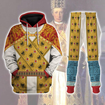 Gearhomie Imperial Dress of Holy Roman Emperor Costume Hoodie Sweatshirt T-Shirt Tracksuit - Gearhomie.com