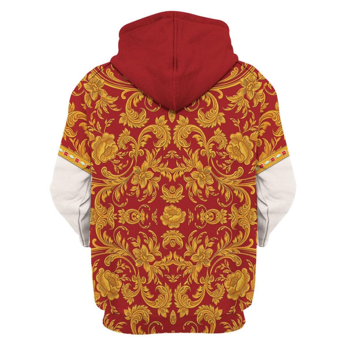Gearhomie Imperial Dress of Holy Roman Emperor Costume Hoodie Sweatshirt T-Shirt Tracksuit - Gearhomie.com