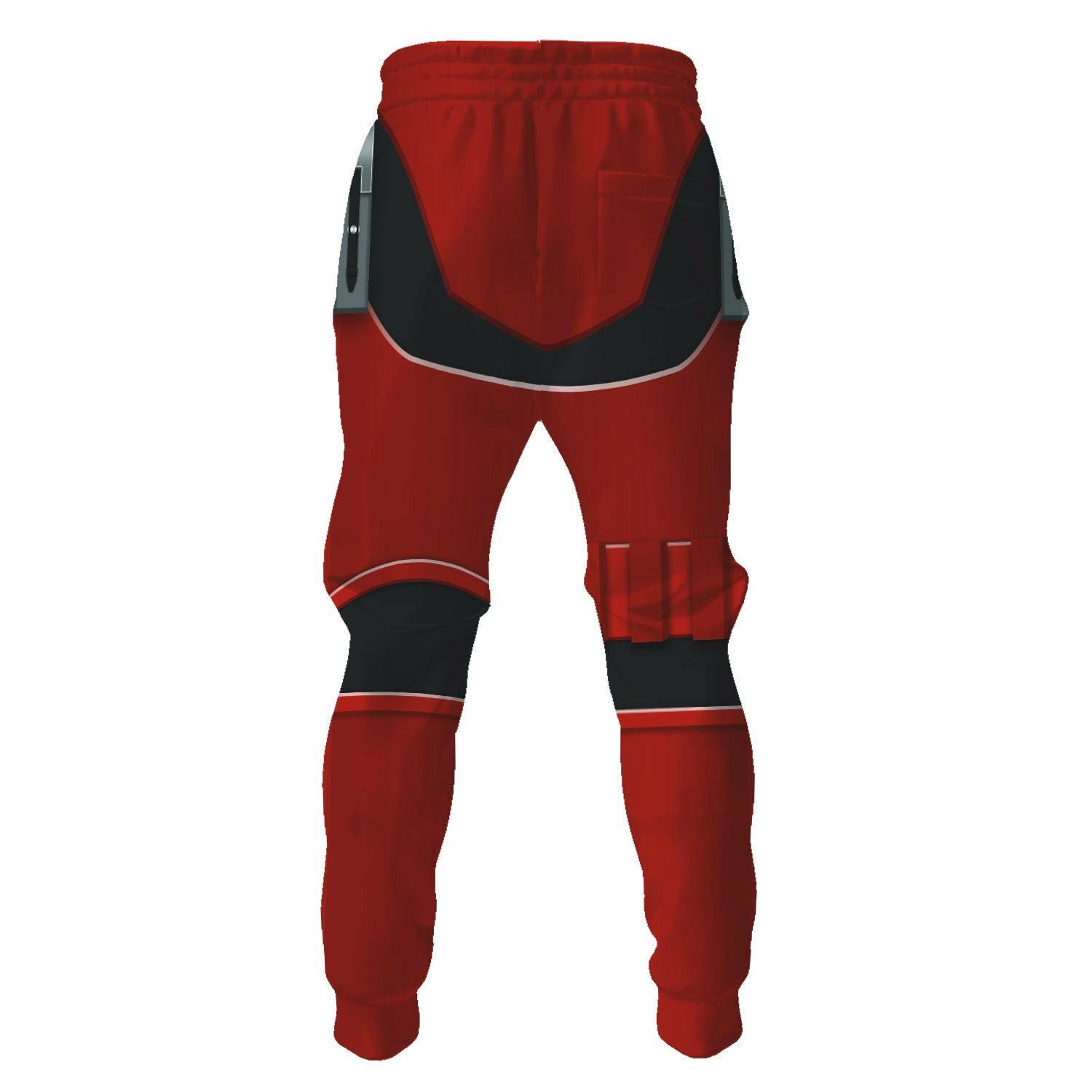 Gearhomie Imprerial Crimson Stormtrooper Costume Hoodie Sweatshirt T-Shirt Sweatpants - Gearhomie.com