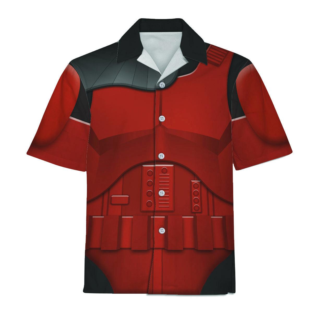Gearhomie Imprerial Crimson Stormtrooper Costume Hoodie Sweatshirt T-Shirt Sweatpants - Gearhomie.com