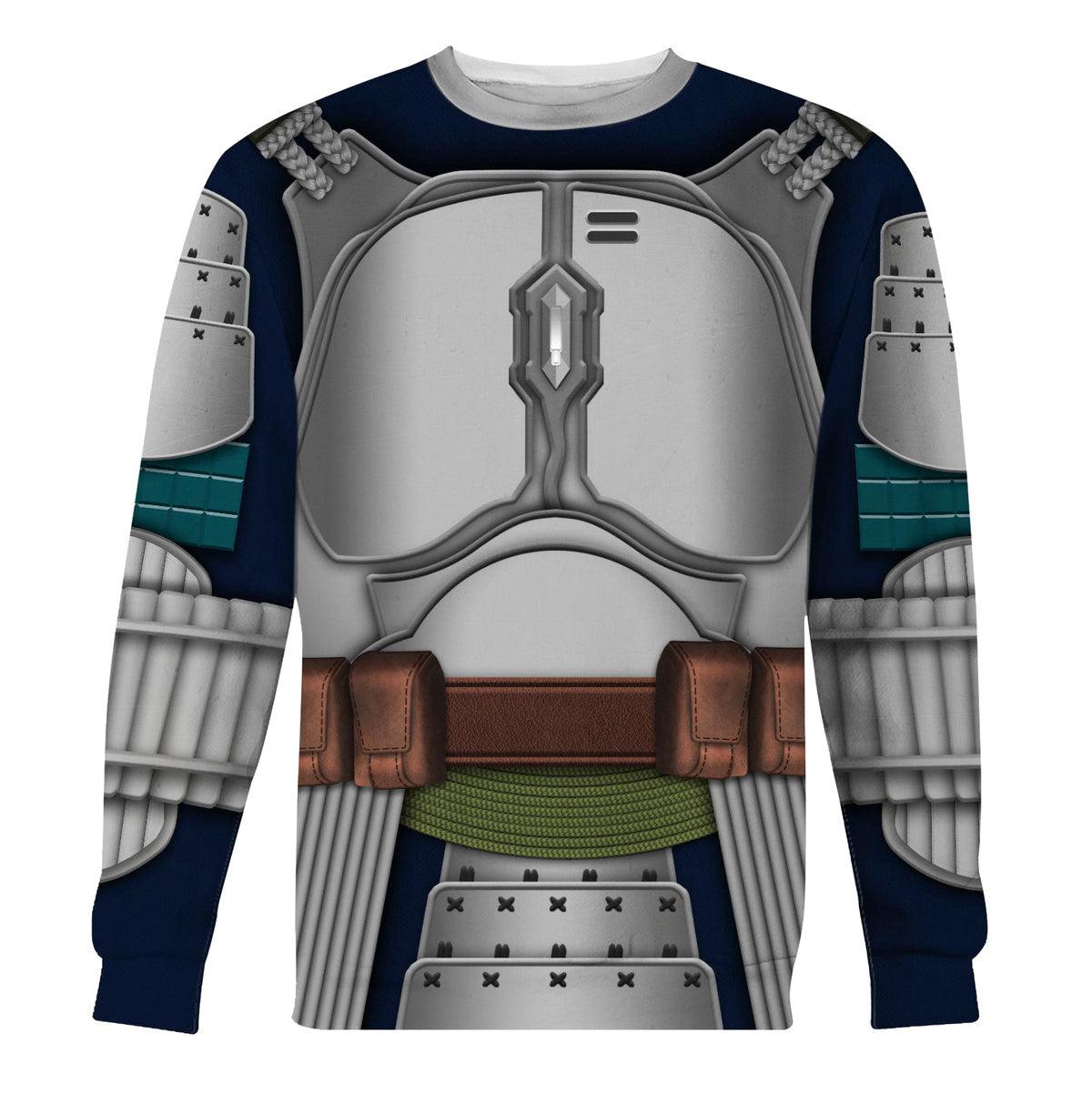 Gearhomie Jango Fet Samurai Costume Hoodie Sweatshirt T-Shirt Sweatpants - Gearhomie.com