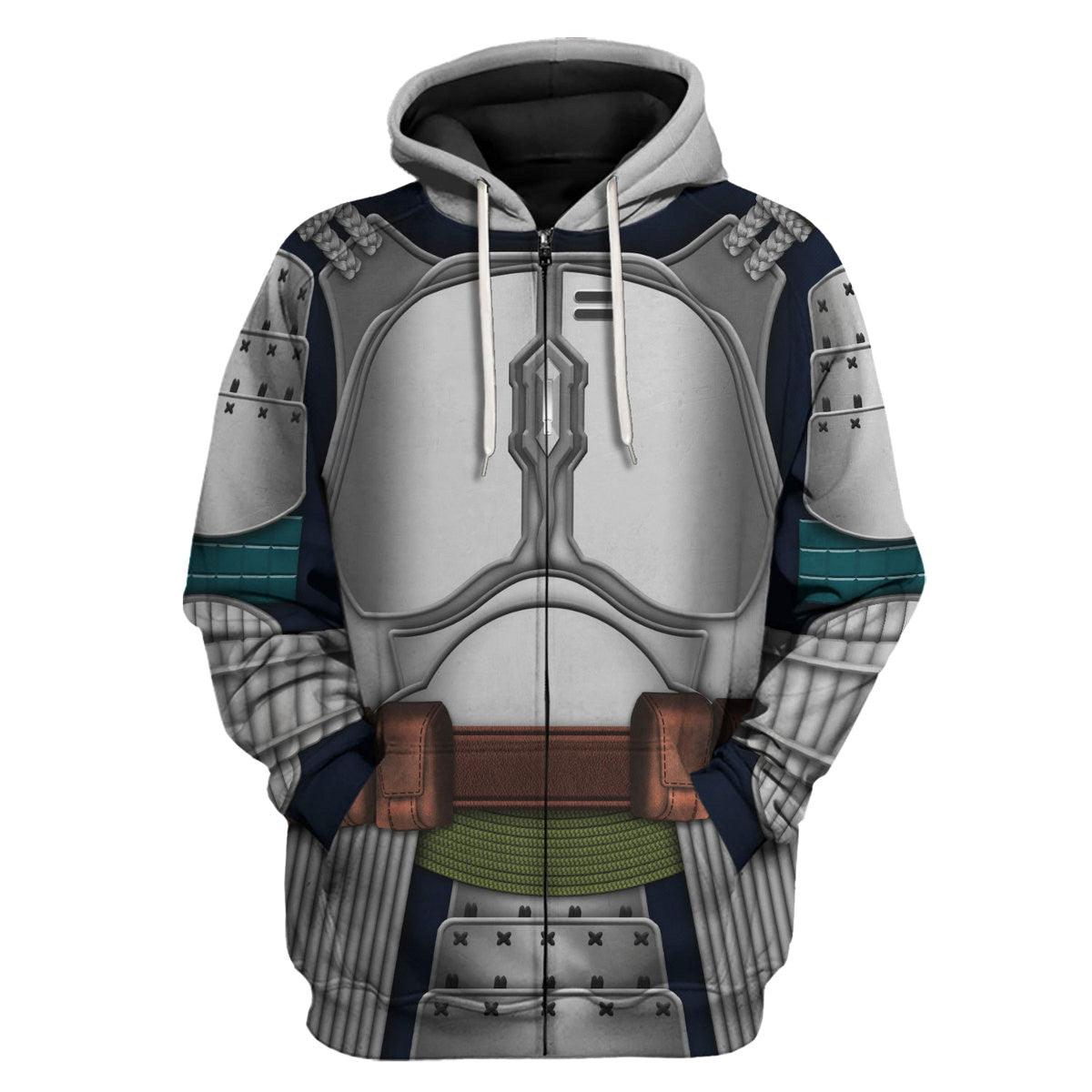 Gearhomie Jango Fet Samurai Costume Hoodie Sweatshirt T-Shirt Sweatpants - Gearhomie.com