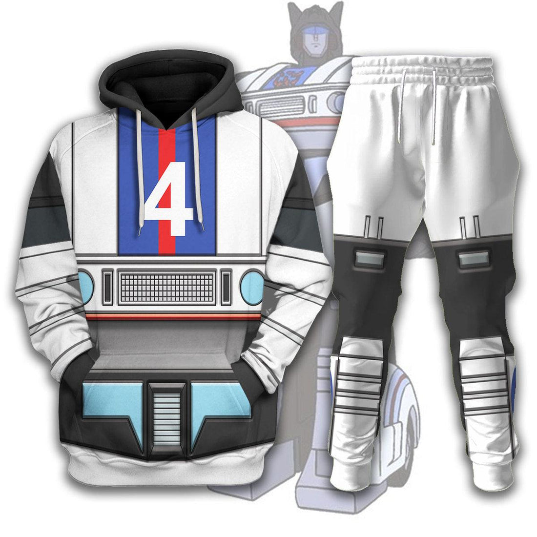 Gearhomie Jazz G1 Costume Cosplay Hoodie Tracksuit - Gearhomie.com