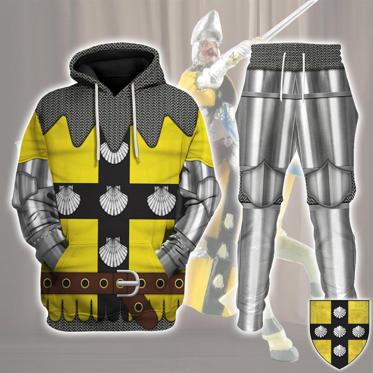 Gearhomie Jean III de Grailly Costume Hoodie Sweatshirt T-Shirt Tracksuit - Gearhomie.com