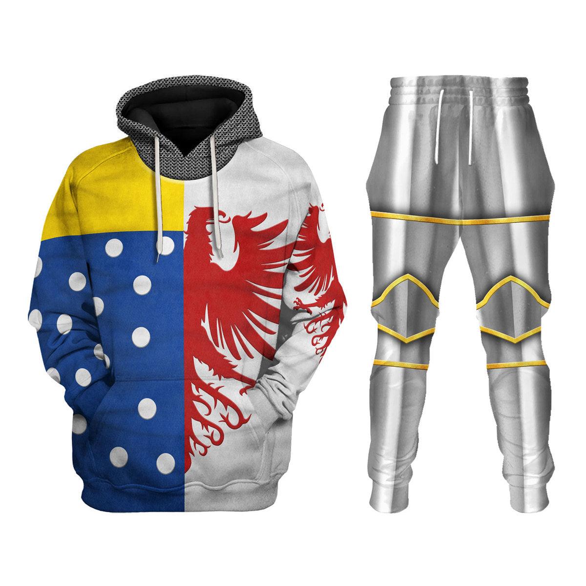 Gearhomie Jean le Meingre - Battle of Agincourt Costume Hoodie Sweatshirt T-Shirt Tracksuit - Gearhomie.com