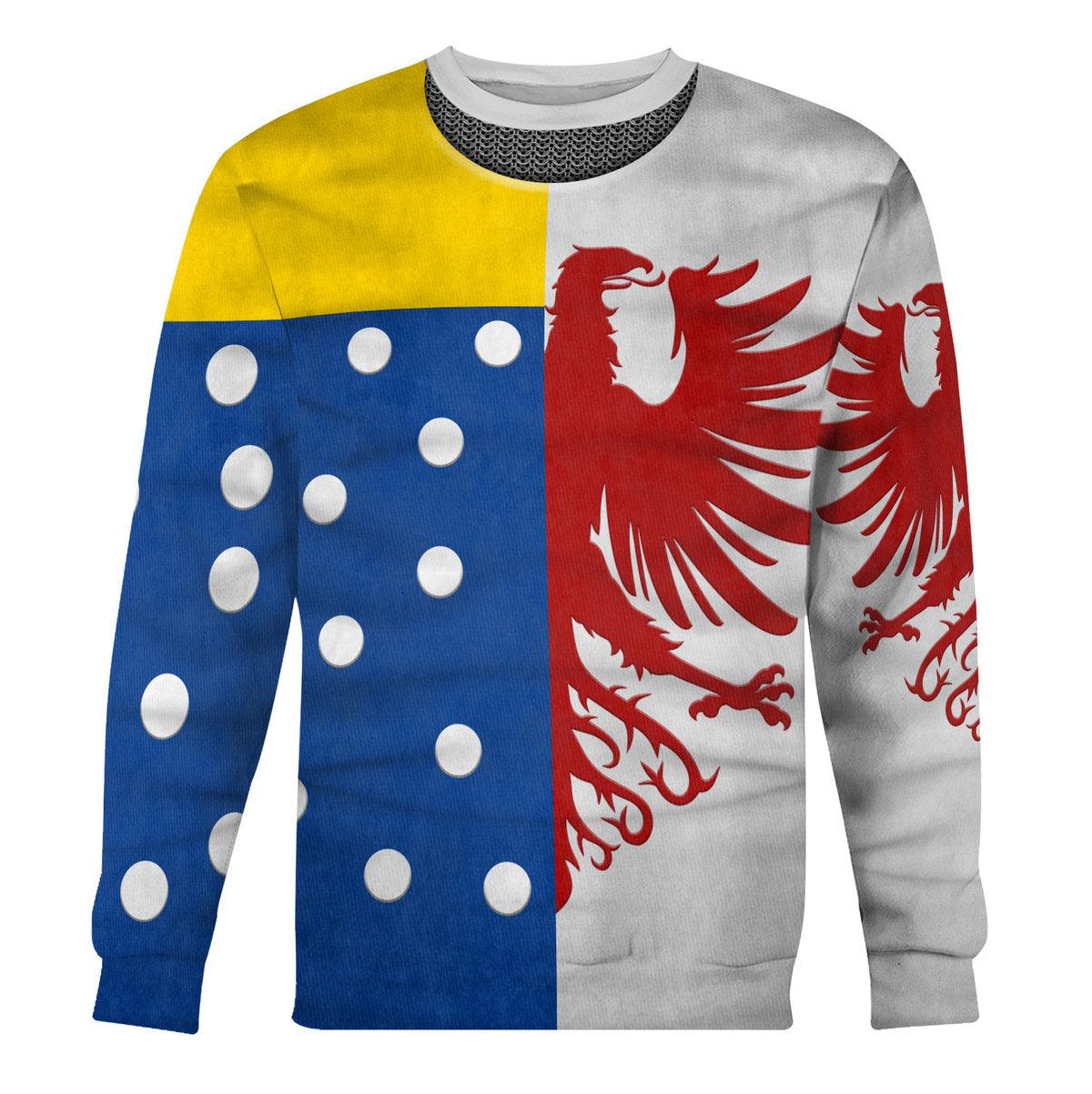 Gearhomie Jean le Meingre - Battle of Agincourt Costume Hoodie Sweatshirt T-Shirt Tracksuit - Gearhomie.com