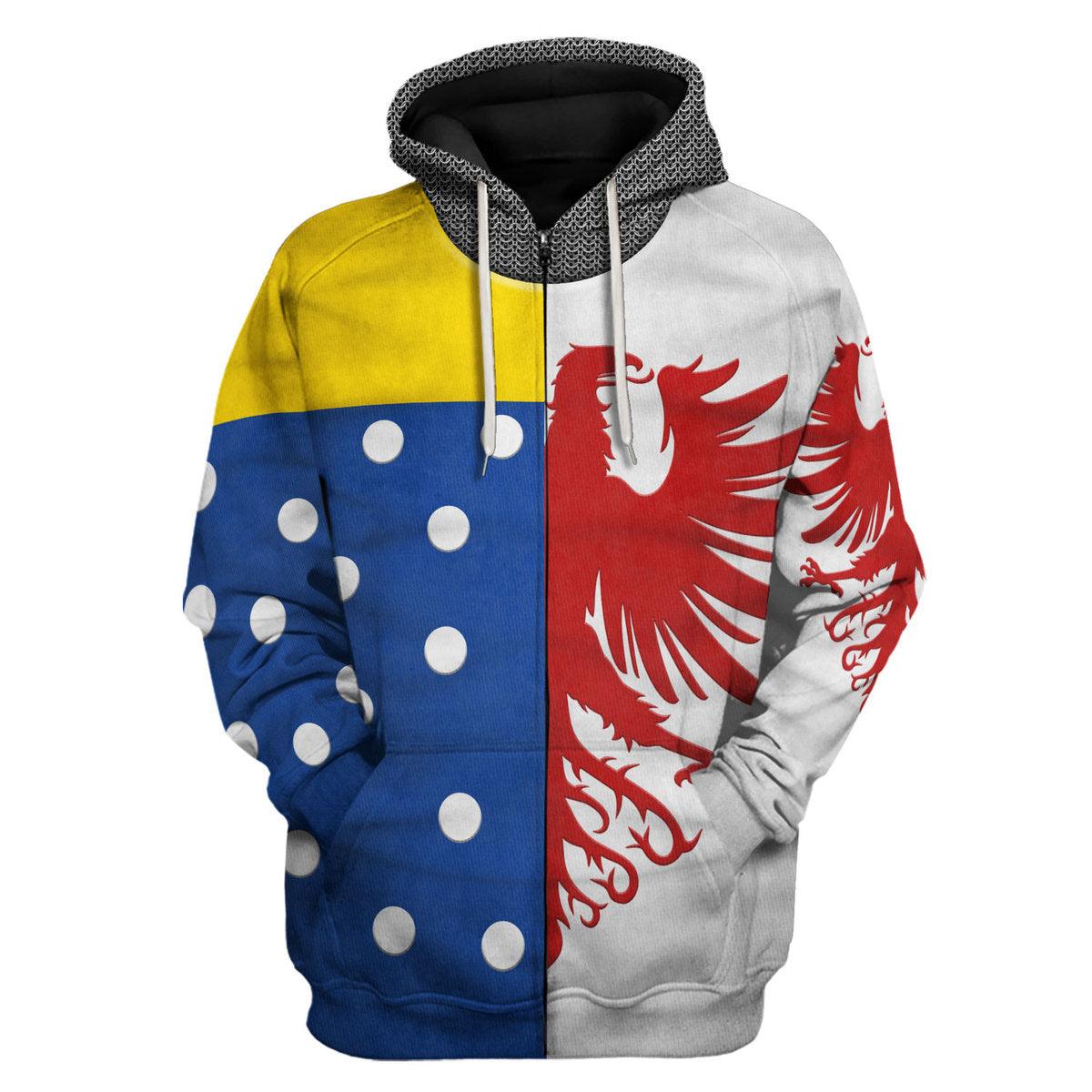 Gearhomie Jean le Meingre - Battle of Agincourt Costume Hoodie Sweatshirt T-Shirt Tracksuit - Gearhomie.com