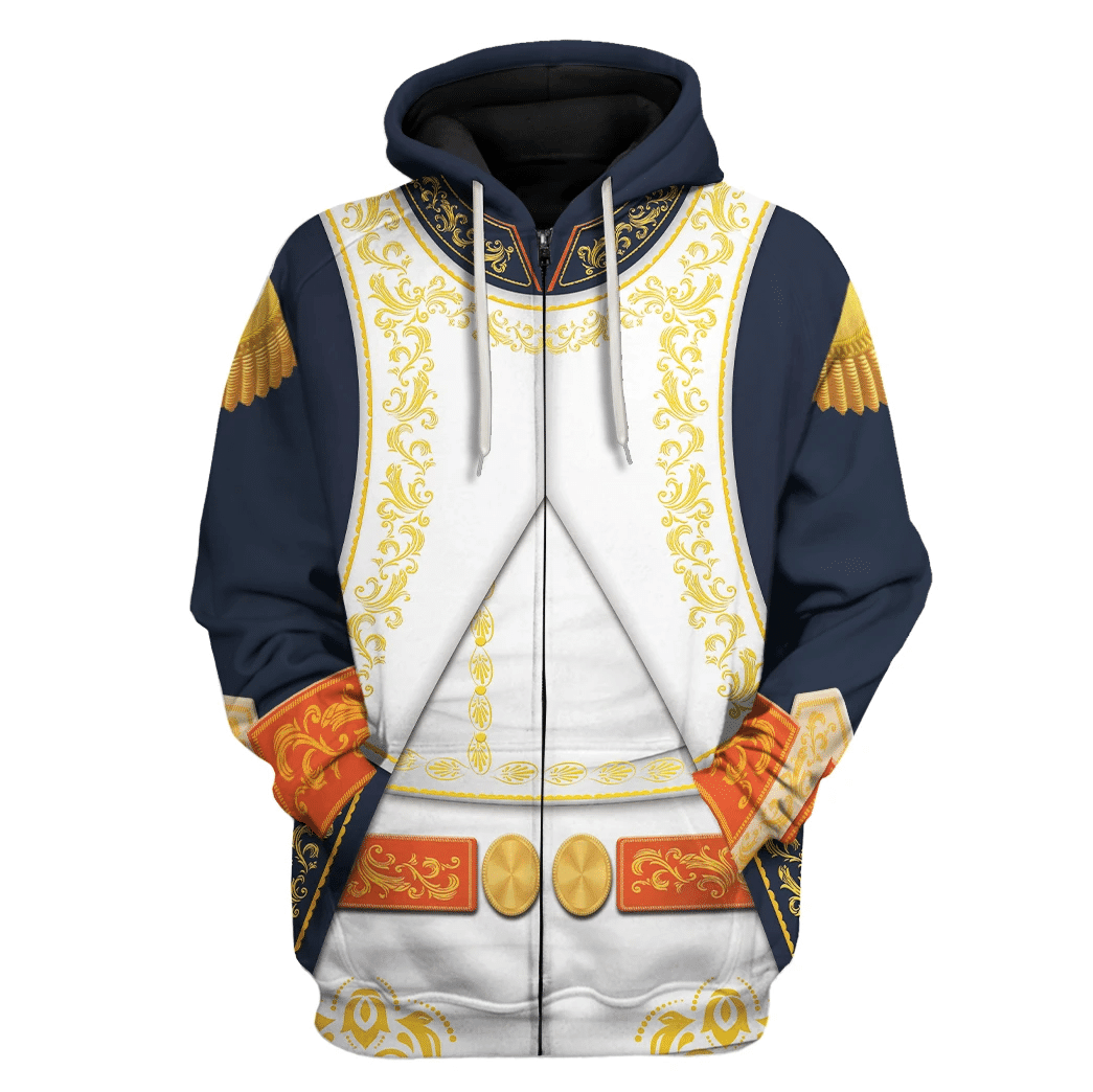 Gearhomie Joachim Murat Uniform Costume All Over Print Hoodie Sweatshirt T-Shirt Tracksuit - Gearhomie.com