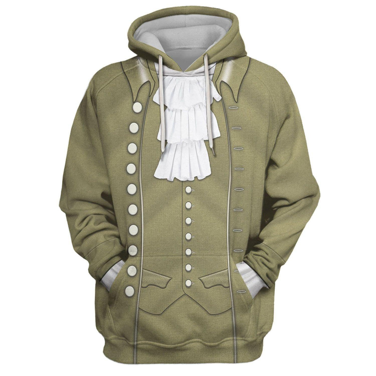 Gearhomie John Adams U.S. President Costume Hoodie Sweatshirt T-Shirt Tracksuit - Gearhomie.com