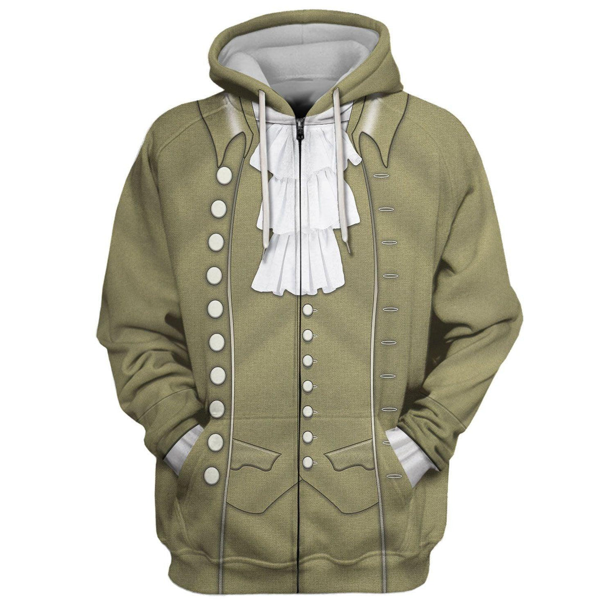 Gearhomie John Adams U.S. President Costume Hoodie Sweatshirt T-Shirt Tracksuit - Gearhomie.com