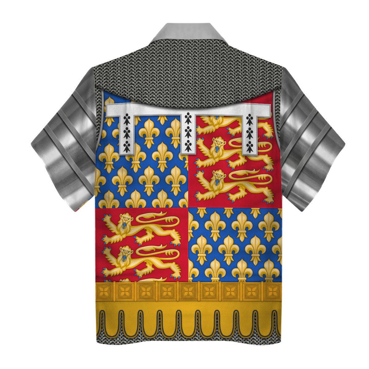 Gearhomie John of Gaunt, Duke of Lancaster Amour Knights Costume Hoodie Sweatshirt T-Shirt Tracksuit - Gearhomie.com