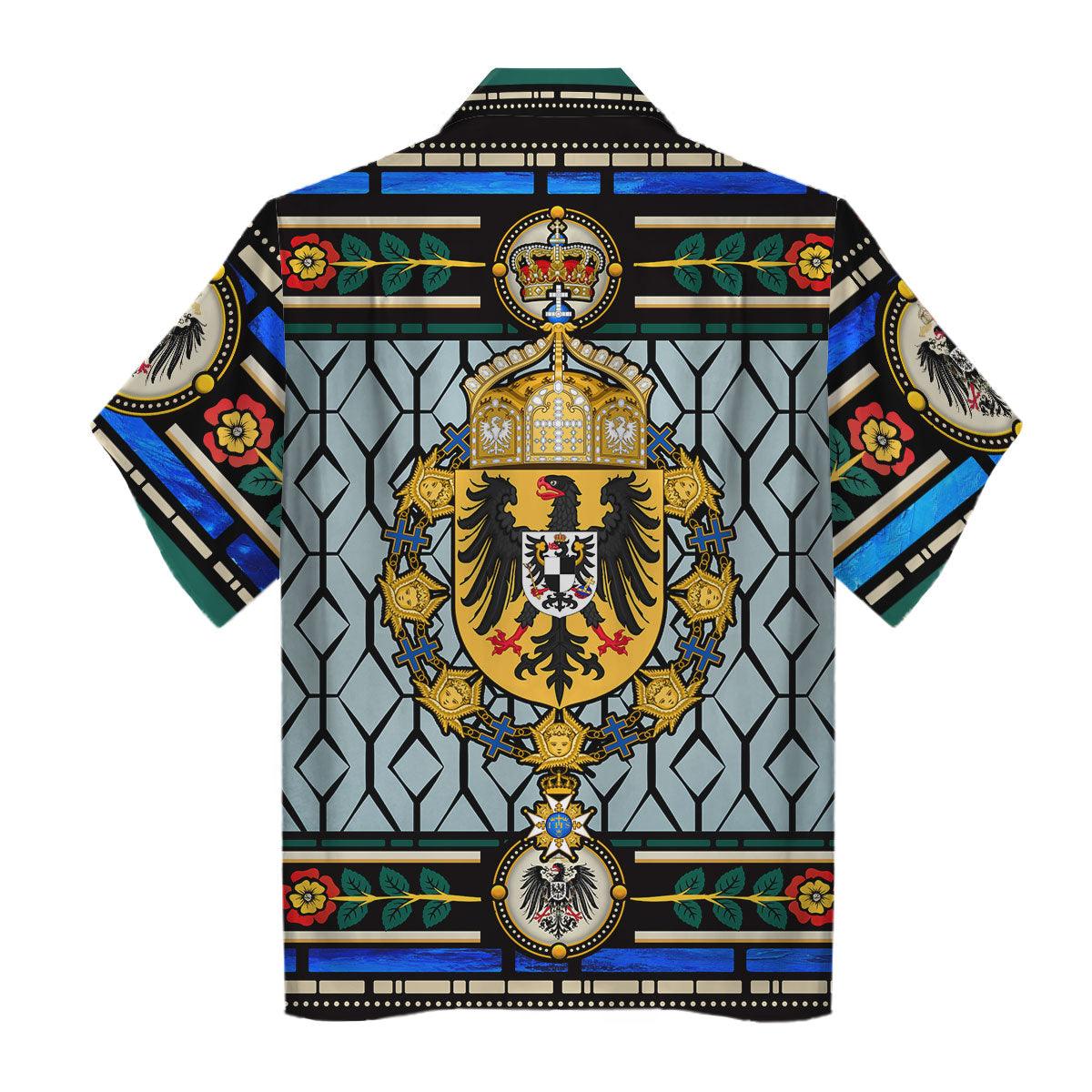 Gearhomie Kaiser Wilhelm II German Emperor Hawaiian Shirt Polo Shirt Beach short - Gearhomie.com