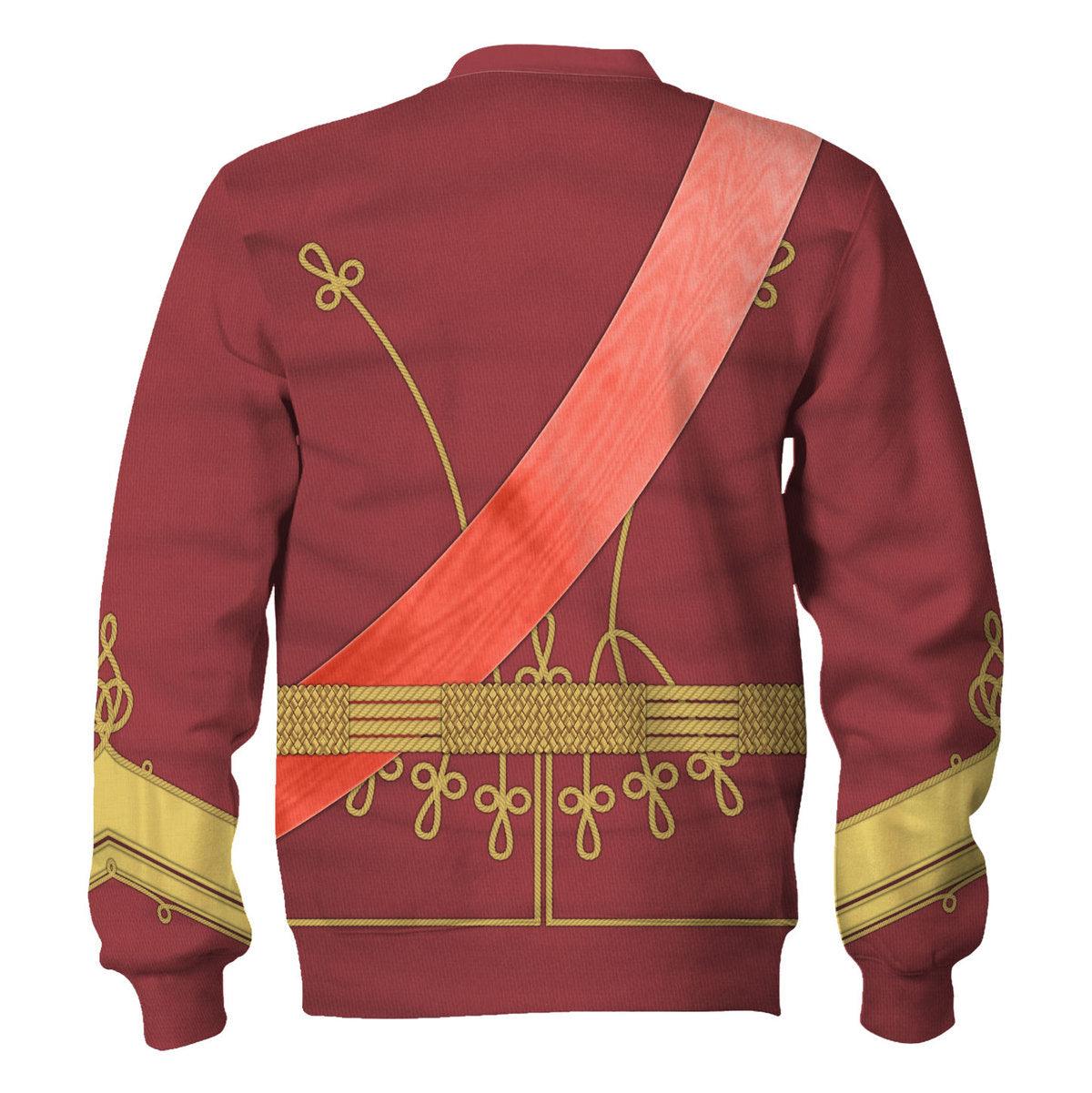 Gearhomie Kaiser Wilhelm II Uniform Austria-Hungary Costume Hoodie Sweatshirt T-Shirt Tracksuit - Gearhomie.com