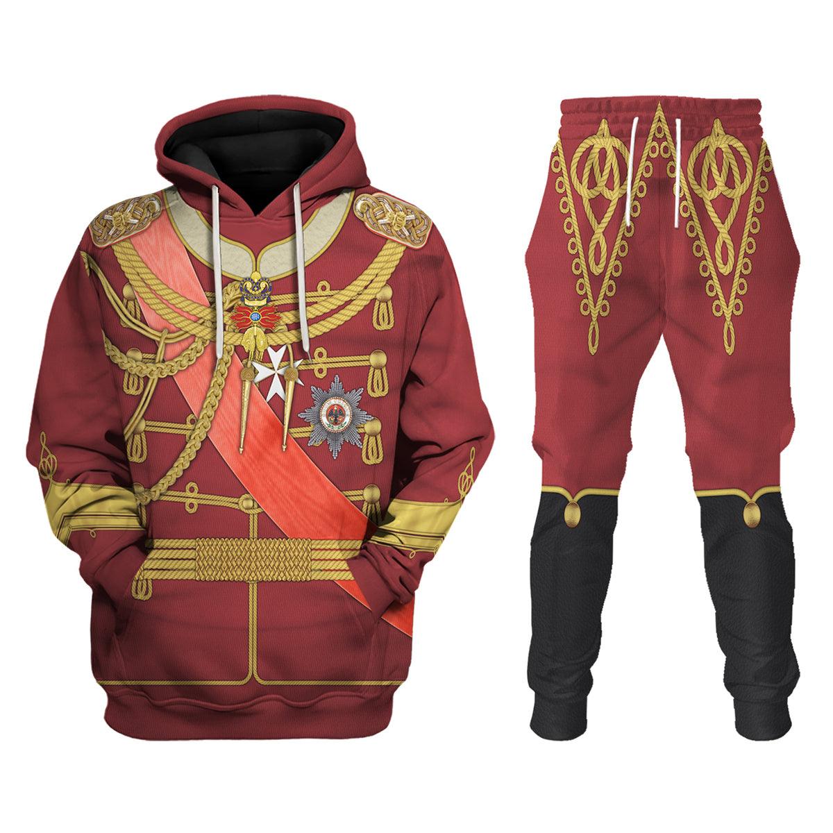 Gearhomie Kaiser Wilhelm II Uniform Austria-Hungary Costume Hoodie Sweatshirt T-Shirt Tracksuit - Gearhomie.com