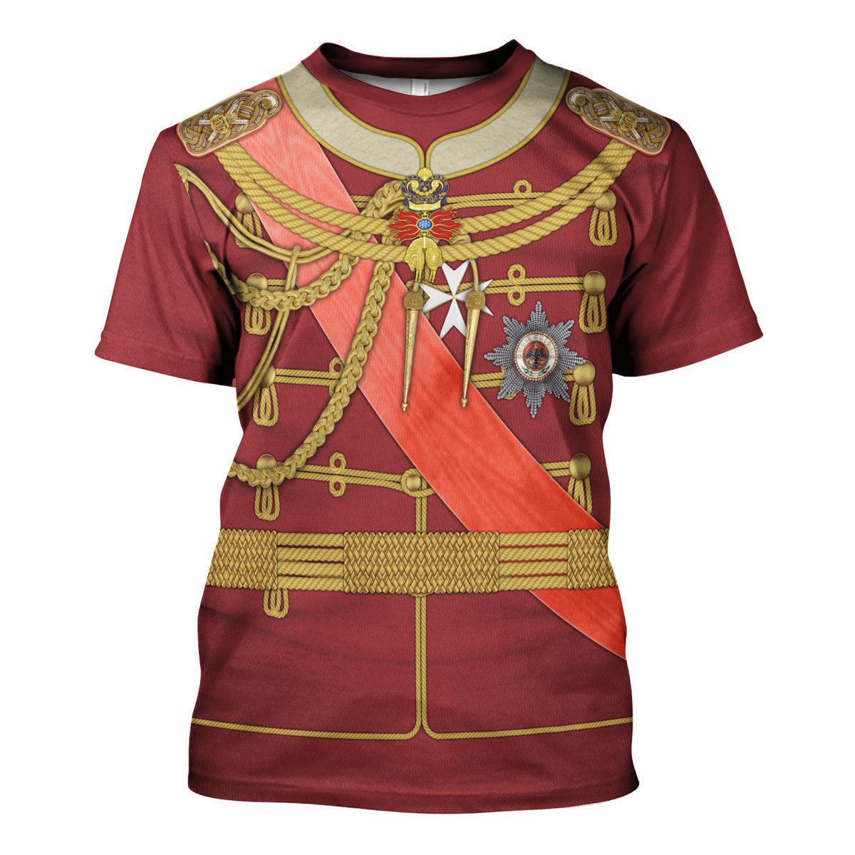 Gearhomie Kaiser Wilhelm II Uniform Austria-Hungary Costume Hoodie Sweatshirt T-Shirt Tracksuit - Gearhomie.com