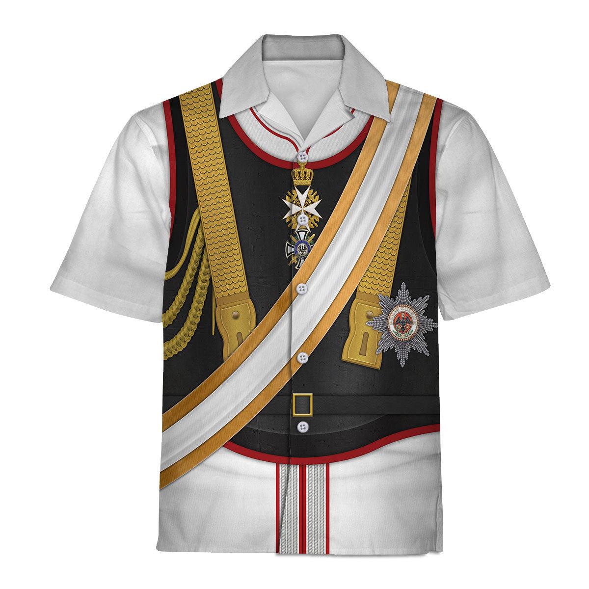 Gearhomie Kaiser Wilhelm II Uniform Garde du German Emperor Costume Hoodie Sweatshirt T-Shirt Tracksuit - Gearhomie.com