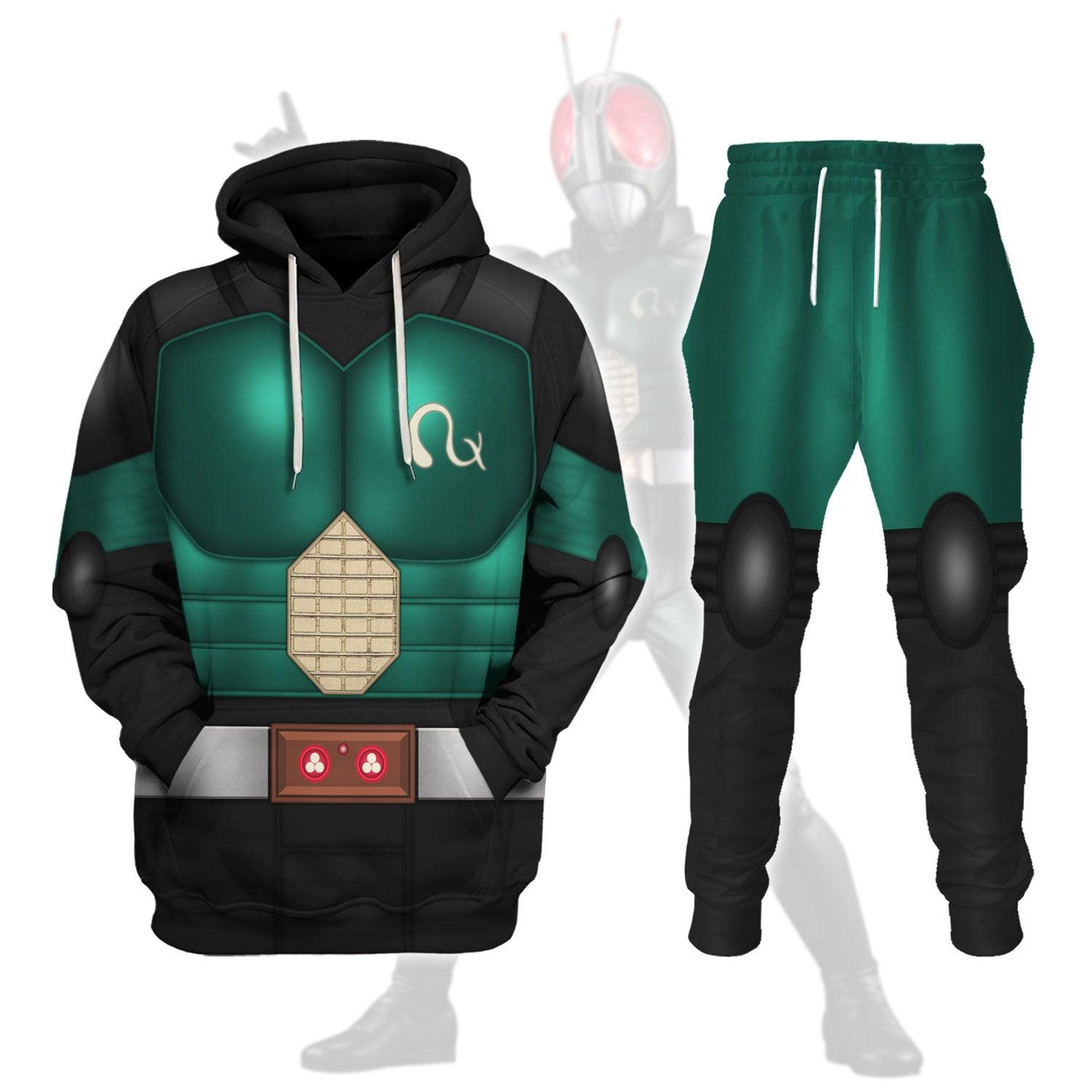 Gearhomie Kamen Rider Black RX Ultimate Article Cosplay Costumes Hoodie Sweatshirt T-shirt Tracksuit - Gearhomie.com