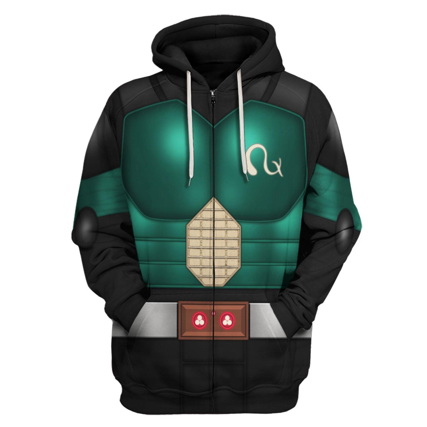 Gearhomie Kamen Rider Black RX Ultimate Article Cosplay Costumes Hoodie Sweatshirt T-shirt Tracksuit - Gearhomie.com
