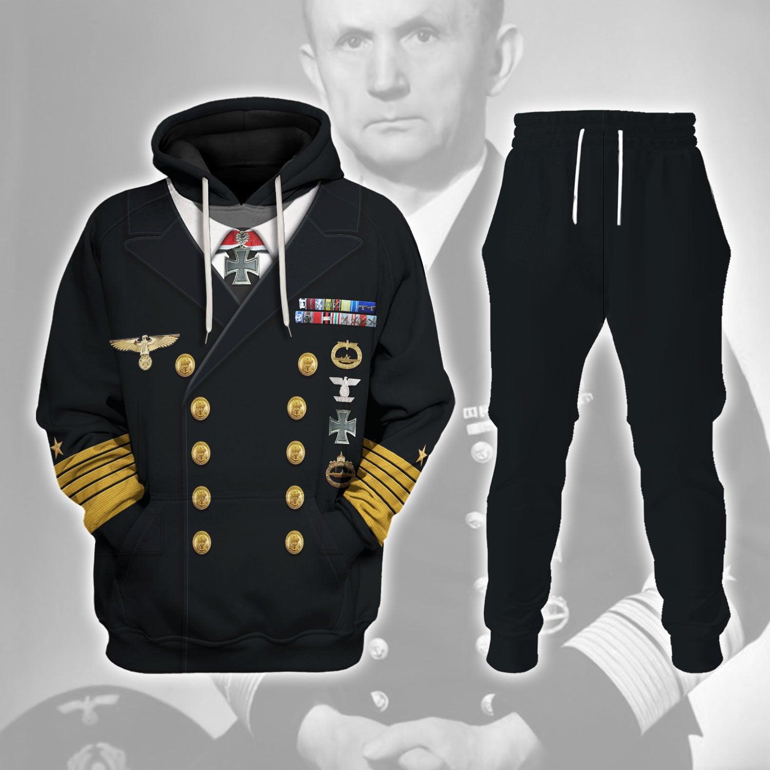 Gearhomie Karl Donitz President of Germany Costume Hoodie Sweatshirt T-Shirt Tracksuit - Gearhomie.com