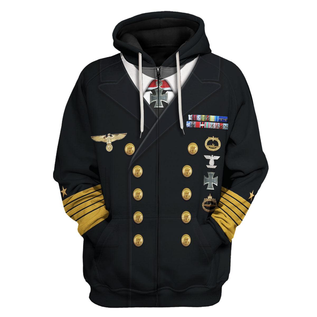 Gearhomie Karl Donitz President of Germany Costume Hoodie Sweatshirt T-Shirt Tracksuit - Gearhomie.com