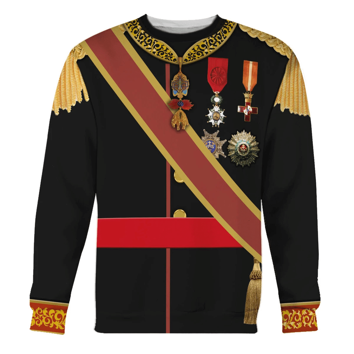 Gearhomie King Alfonso XII Of Spain Costume Hoodie Sweatshirt T-Shirt Tracksuit - Gearhomie.com