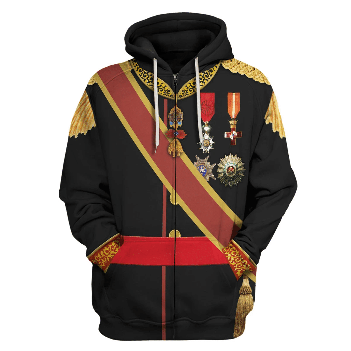 Gearhomie King Alfonso XII Of Spain Costume Hoodie Sweatshirt T-Shirt Tracksuit - Gearhomie.com