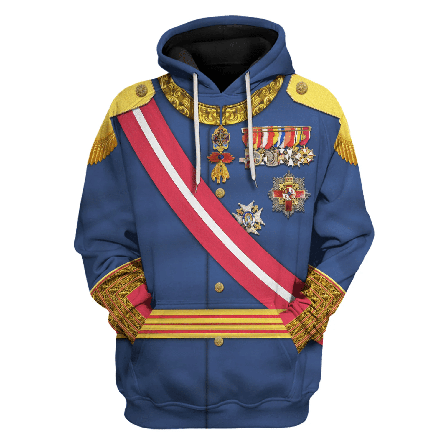 Gearhomie King Alfonso XIII King Of Spain Costume Hoodie Sweatshirt T-Shirt Tracksuit - Gearhomie.com