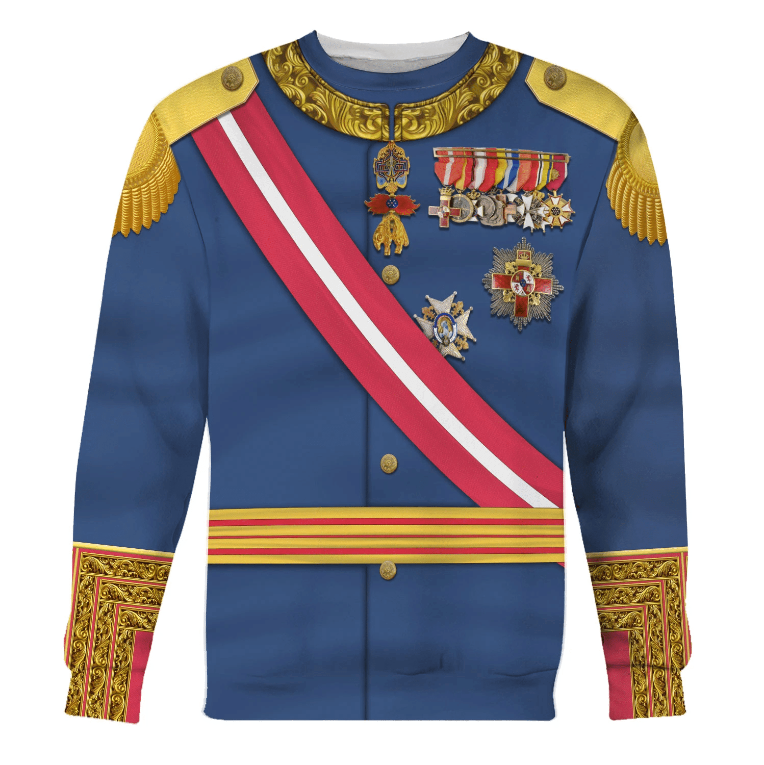 Gearhomie King Alfonso XIII King Of Spain Costume Hoodie Sweatshirt T-Shirt Tracksuit - Gearhomie.com