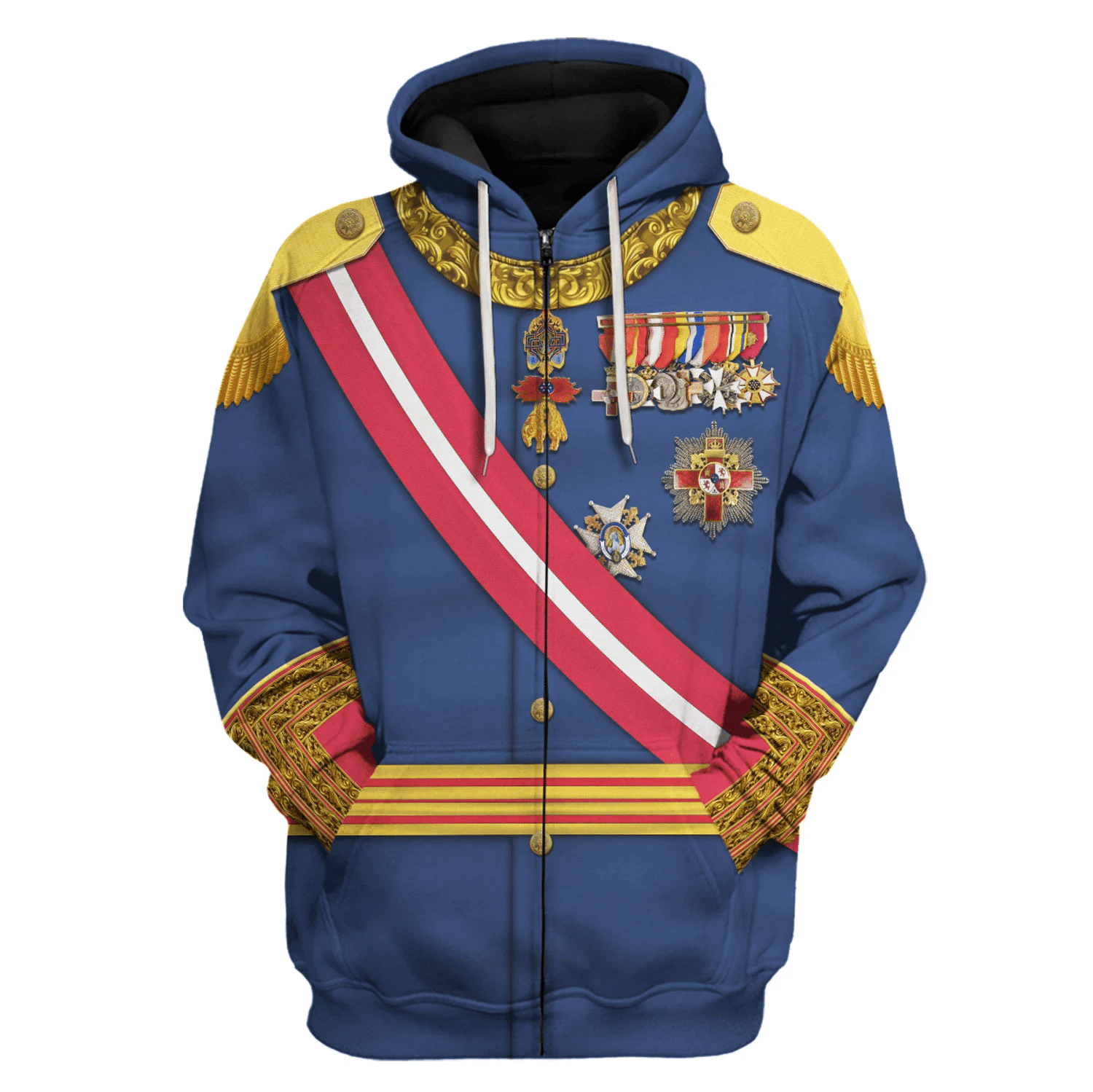 Gearhomie King Alfonso XIII King Of Spain Costume Hoodie Sweatshirt T-Shirt Tracksuit - Gearhomie.com
