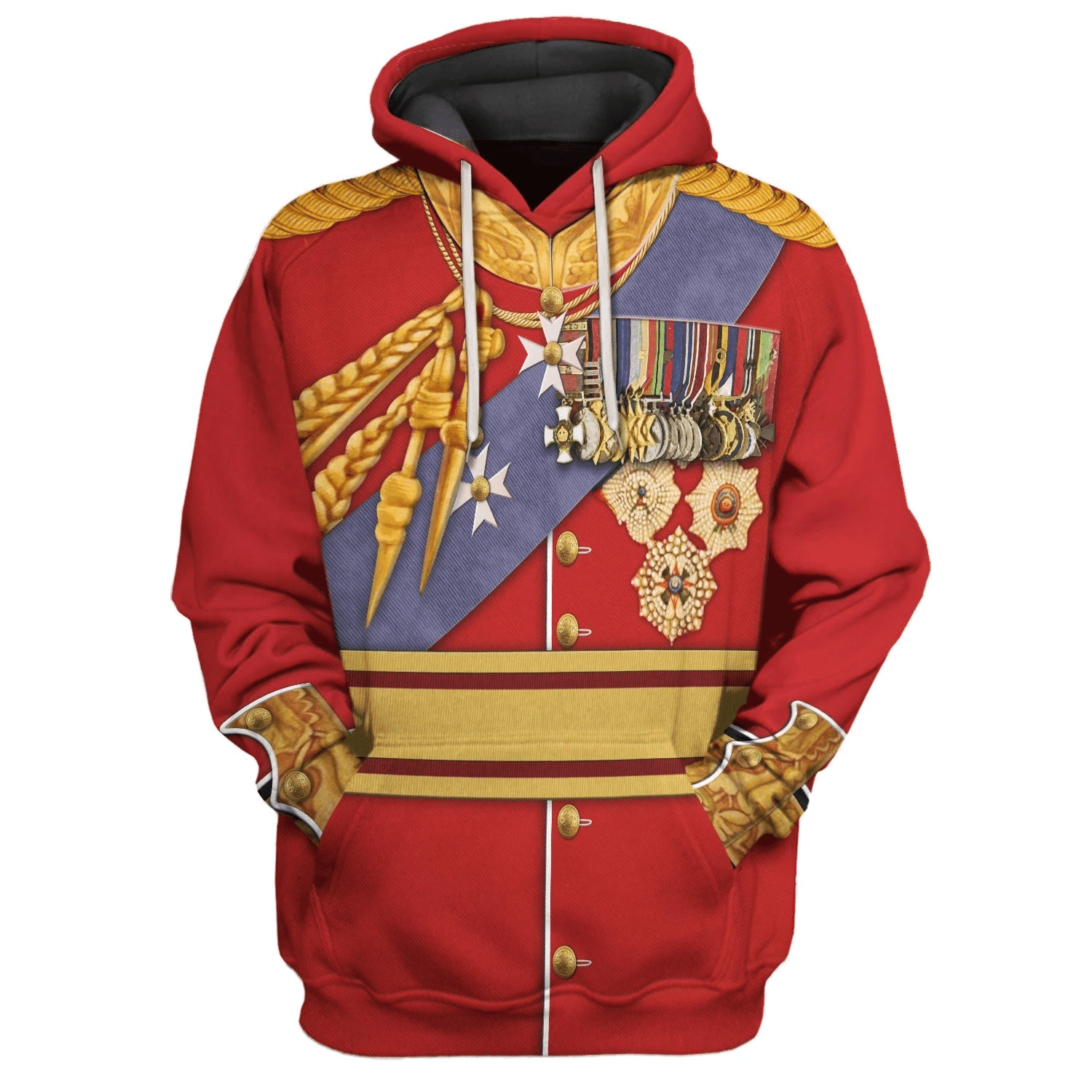 Gearhomie King George V King of the United Kingdom Costume Hoodie Sweatshirt T-Shirt Tracksuit - Gearhomie.com