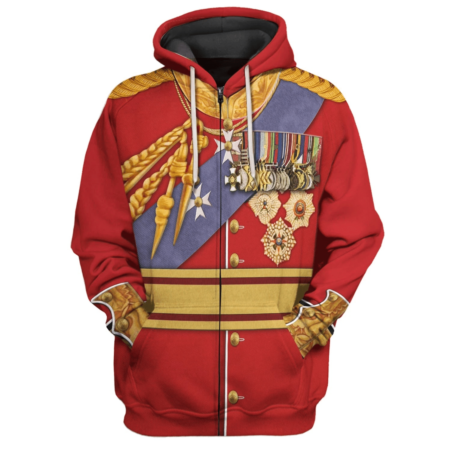 Gearhomie King George V King of the United Kingdom Costume Hoodie Sweatshirt T-Shirt Tracksuit - Gearhomie.com