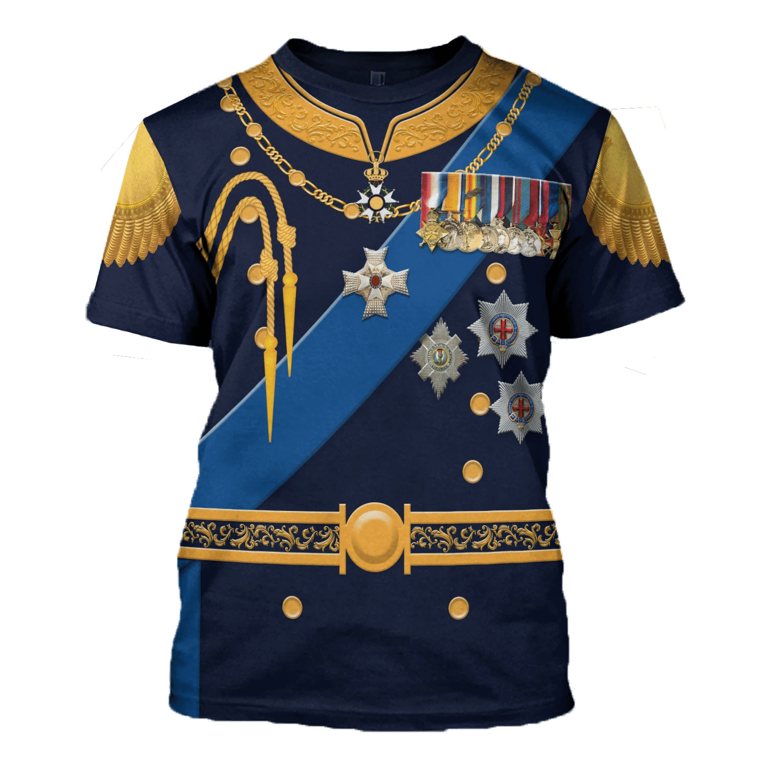 Gearhomie King George VI King of United Kingdom Costume Hoodie Sweatshirt T-Shirt Tracksuit - Gearhomie.com