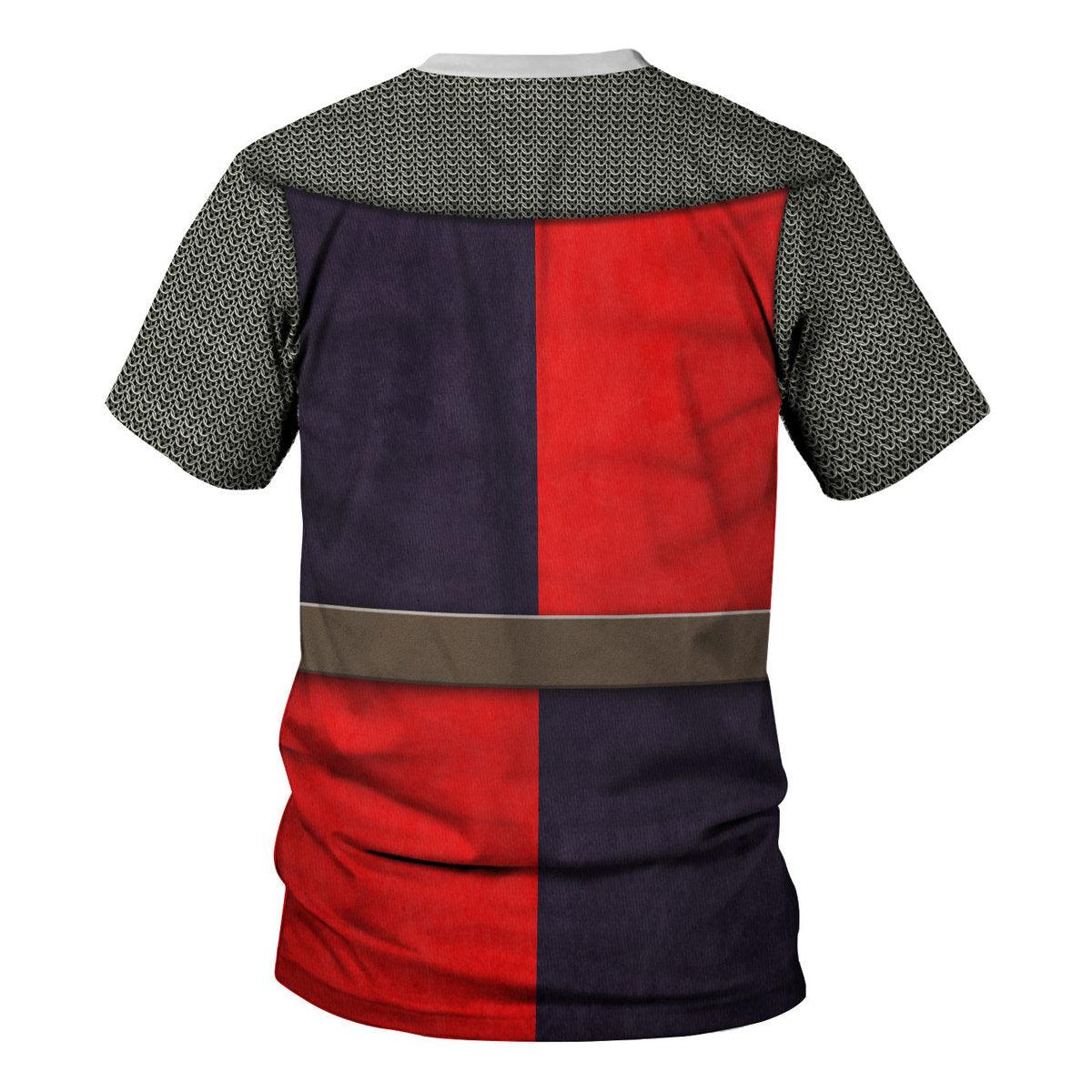 Gearhomie King Henry V-Battle of Agincourt Knights Costume Hoodie Sweatshirt T-Shirt Tracksuit - Gearhomie.com