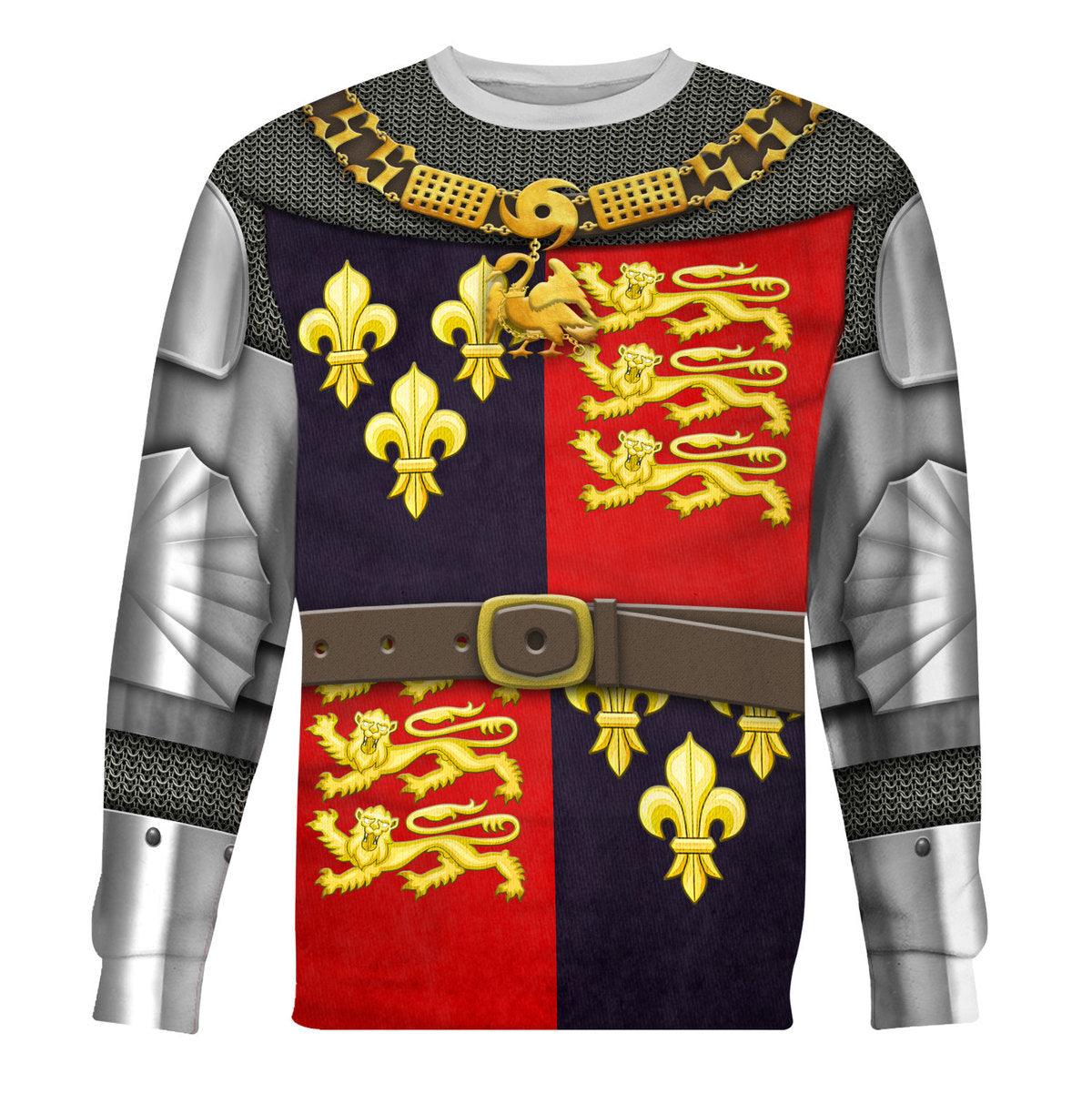 Gearhomie King Henry V-Battle of Agincourt Knights Costume Hoodie Sweatshirt T-Shirt Tracksuit - Gearhomie.com