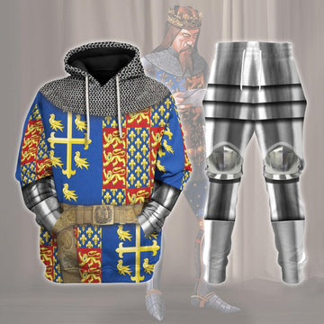 Gearhomie King Richard II Costume Hoodie Sweatshirt T-Shirt Tracksuit - Gearhomie.com