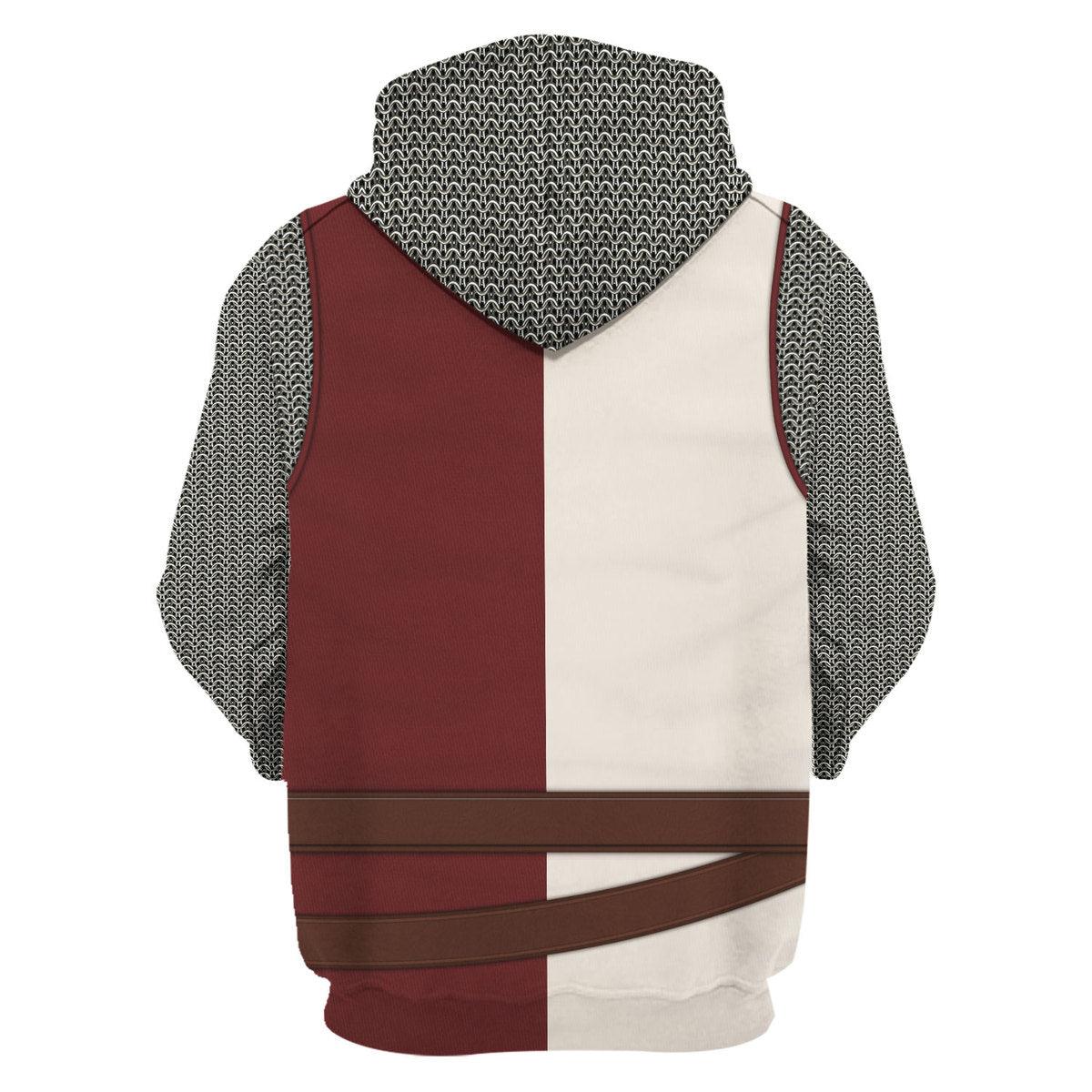 Gearhomie Knight Kingdom of Heaven Costume Hoodie Sweatshirt T-Shirt Tracksuit - Gearhomie.com