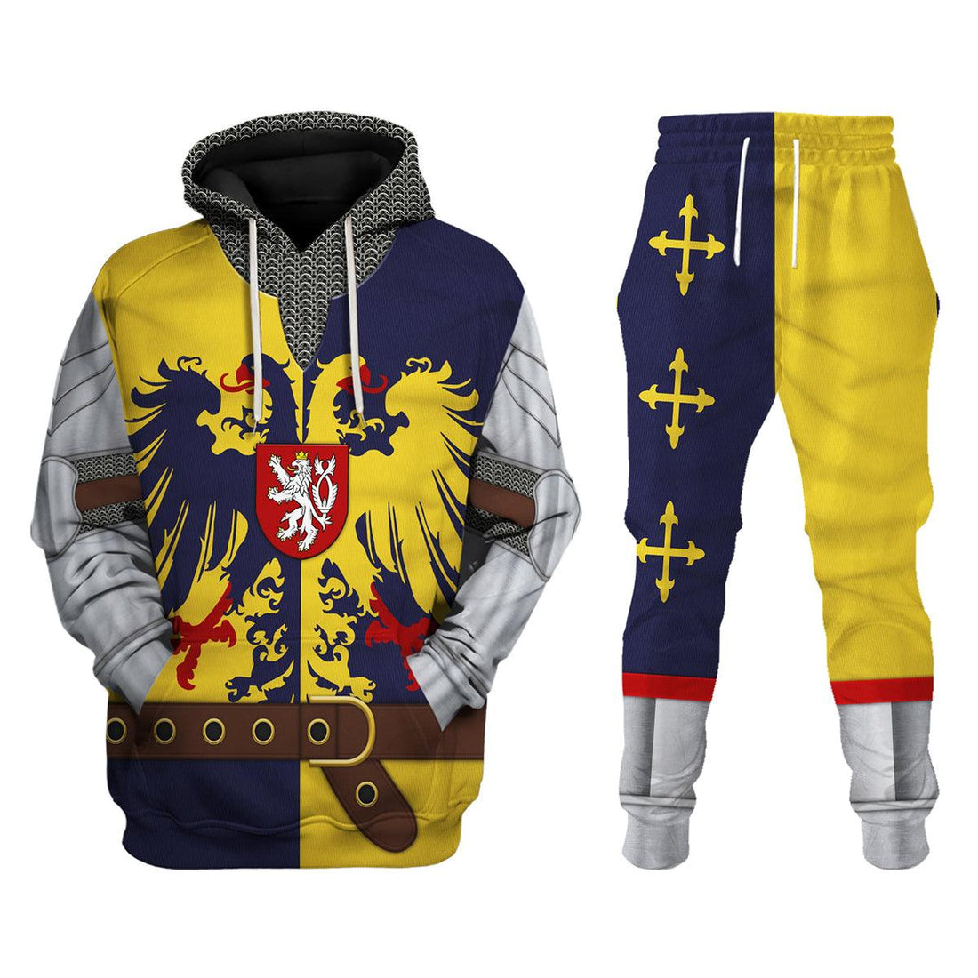 Gearhomie Knight of the Holy Roman Empire Costume Hoodie Sweatshirt T-Shirt Tracksuit - Gearhomie.com