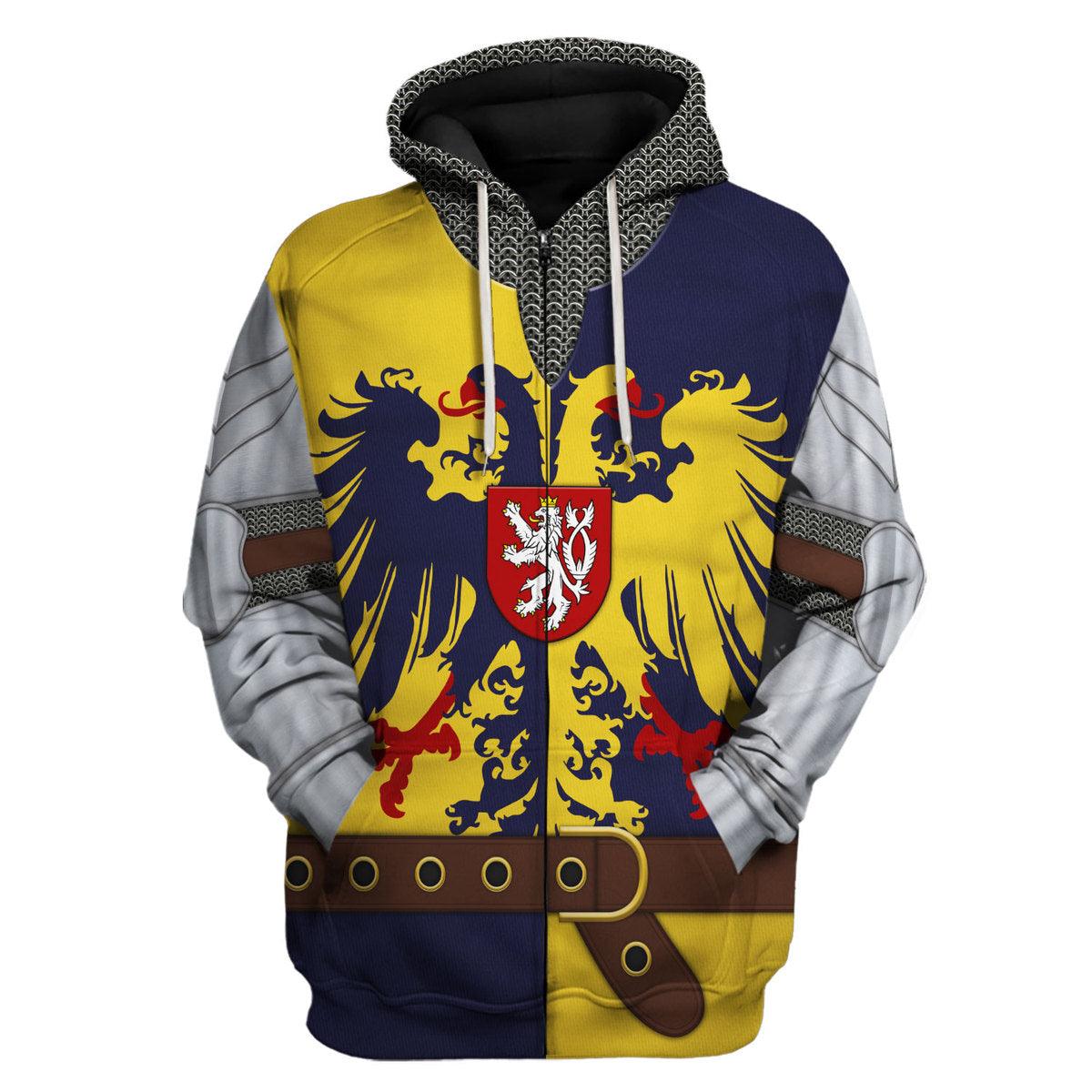 Gearhomie Knight of the Holy Roman Empire Costume Hoodie Sweatshirt T-Shirt Tracksuit - Gearhomie.com