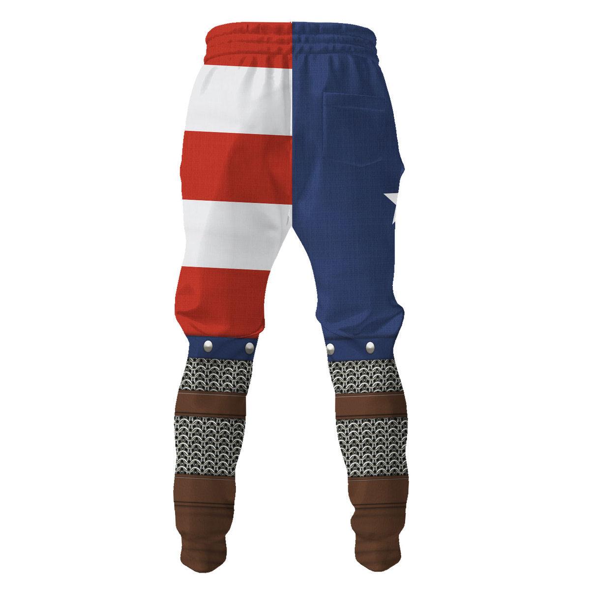 Gearhomie Knight Of U S A Costume Hoodie Sweatshirt T-Shirt Tracksuit - Gearhomie.com